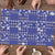 Blue Palaka Japanese Patterns Puzzle Koi Fish Asanoha Sakura Patchwork Stylized - Polynesian Pride