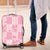 Pink Palaka Japanese Patterns Luggage Cover Koi Fish Asanoha Sakura Patchwork Stylized - Polynesian Pride