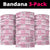 Pink Palaka Japanese Patterns Neck Gaiter Koi Fish Asanoha Sakura Patchwork Stylized - Polynesian Pride