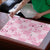 Pink Palaka Japanese Patterns Puzzle Koi Fish Asanoha Sakura Patchwork Stylized - Polynesian Pride