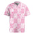 Pink Palaka Japanese Patterns Rugby Jersey Koi Fish Asanoha Sakura Patchwork Stylized - Polynesian Pride