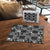 Black Palaka Japanese Patterns Puzzle Koi Fish Asanoha Sakura Patchwork Stylized - Polynesian Pride
