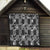 Black Palaka Japanese Patterns Quilt Koi Fish Asanoha Sakura Patchwork Stylized - Polynesian Pride