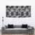 Black Palaka Japanese Patterns Tapestry Koi Fish Asanoha Sakura Patchwork Stylized - Polynesian Pride