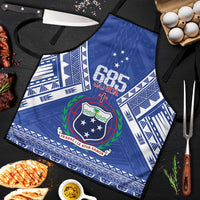 Samoa 685 Apron Samoan Pride Coat Of Arms LT14 Blue - Polynesian Pride