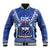 Personalised Samoa 685 Baseball Jacket Samoan Pride Coat Of Arms - Polynesian Pride