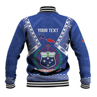Personalised Samoa 685 Baseball Jacket Samoan Pride Coat Of Arms LT14 - Polynesian Pride