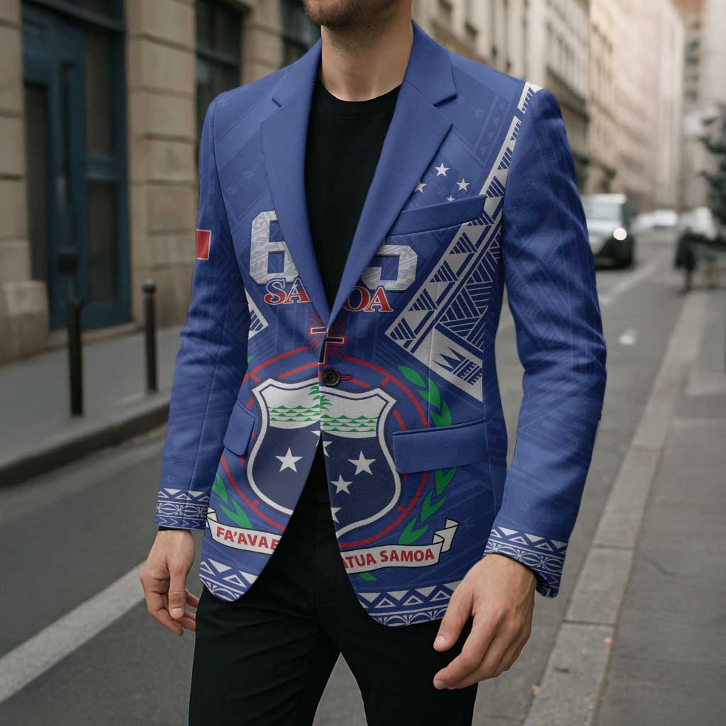 Personalised Samoa 685 Blazer Samoan Pride Coat Of Arms LT14 - Polynesian Pride