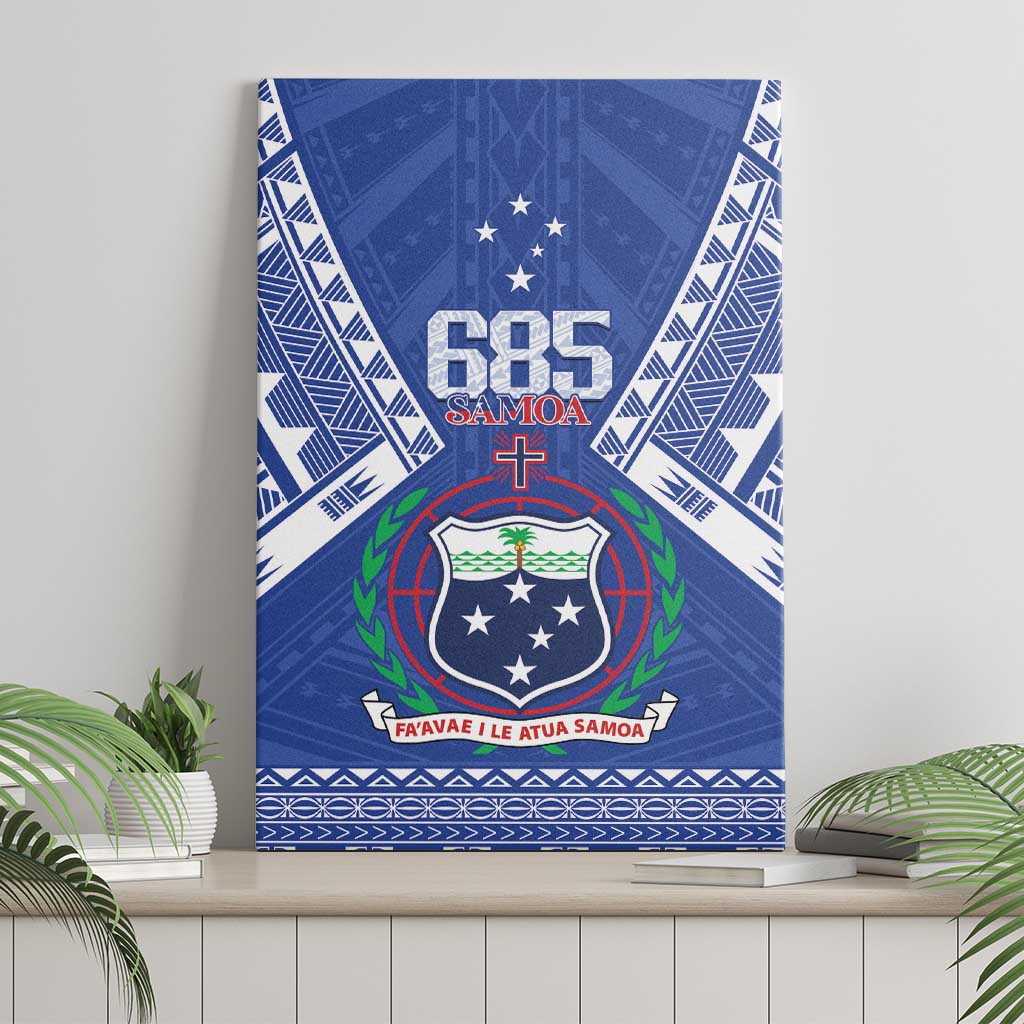 Samoa 685 Canvas Wall Art Samoan Pride Coat Of Arms LT14 - Polynesian Pride