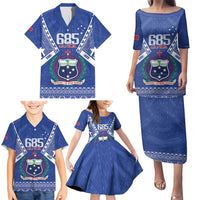 Personalised Samoa 685 Family Matching Puletasi and Hawaiian Shirt Samoan Pride Coat Of Arms - Polynesian Pride