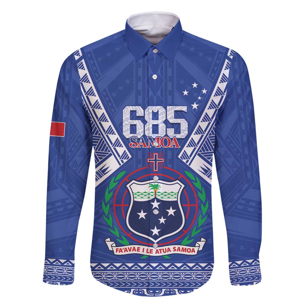 Personalised Samoa 685 Family Matching Tank Maxi Dress and Hawaiian Shirt Samoan Pride Coat Of Arms - Polynesian Pride