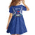 Personalised Samoa 685 Kid Short Sleeve Dress Samoan Pride Coat Of Arms - Polynesian Pride