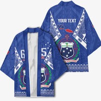Personalised Samoa 685 Kimono Samoan Pride Coat Of Arms - Polynesian Pride