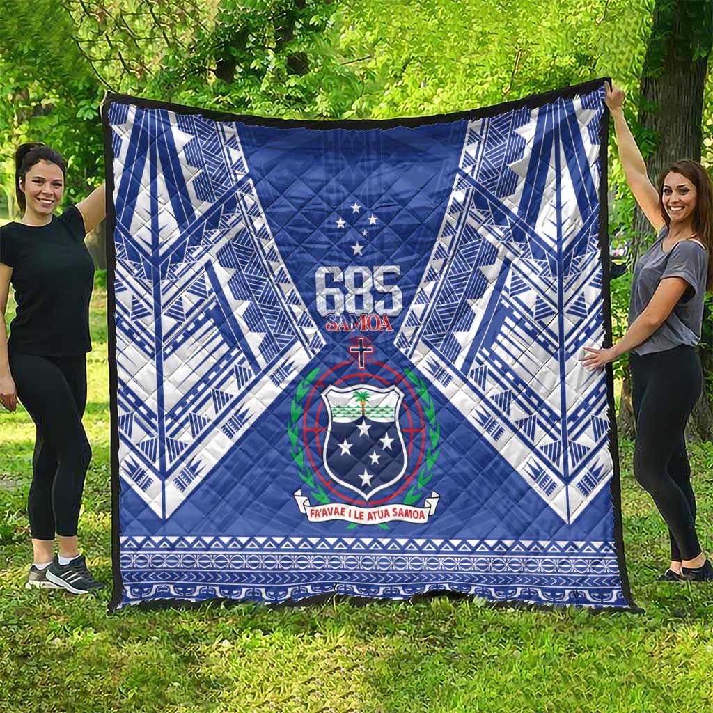 Samoa 685 Quilt Samoan Pride Coat Of Arms - Polynesian Pride