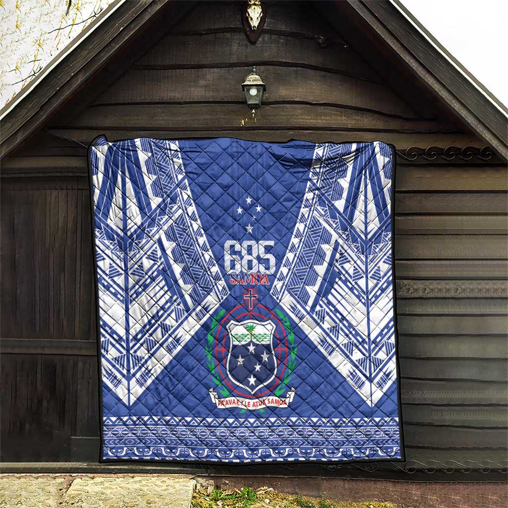 Samoa 685 Quilt Samoan Pride Coat Of Arms - Polynesian Pride