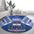 Samoa 685 Round Carpet Samoan Pride Coat Of Arms - Polynesian Pride