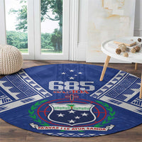 Samoa 685 Round Carpet Samoan Pride Coat Of Arms - Polynesian Pride