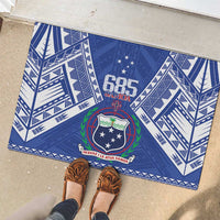 Samoa 685 Rubber Doormat Samoan Pride Coat Of Arms LT14 - Polynesian Pride