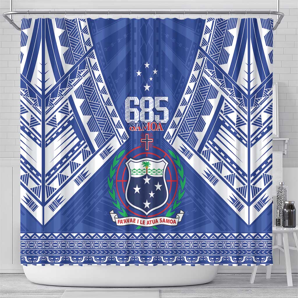 Samoa 685 Shower Curtain Samoan Pride Coat Of Arms - Polynesian Pride