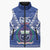Personalised Samoa 685 Sleeveless Puffer Jacket Samoan Pride Coat Of Arms - Polynesian Pride