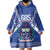 Personalised Samoa 685 Wearable Blanket Hoodie Samoan Pride Coat Of Arms - Polynesian Pride