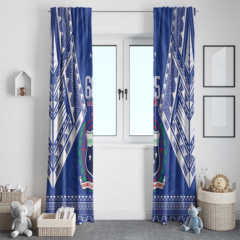 Samoa 685 Window Curtain Samoan Pride Coat Of Arms - Polynesian Pride