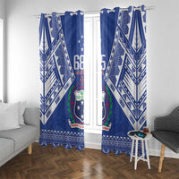 Samoa 685 Window Curtain Samoan Pride Coat Of Arms - Polynesian Pride
