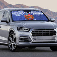 Toa Samoa Rugby Auto Sun Shade 685 Pride Tanoa Ula Fala - Polynesian Pride