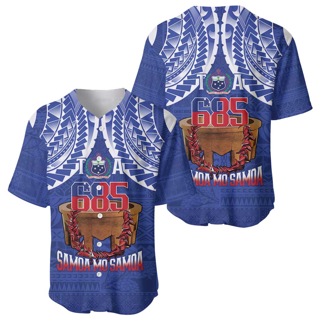 Toa Samoa Rugby Baseball Jersey 685 Pride Tanoa Ula Fala - Polynesian Pride