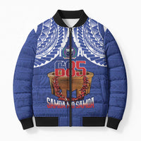 Toa Samoa Rugby Bomber Puffer Jacket 685 Pride Tanoa Ula Fala - Polynesian Pride