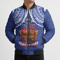 Toa Samoa Rugby Bomber Puffer Jacket 685 Pride Tanoa Ula Fala - Polynesian Pride