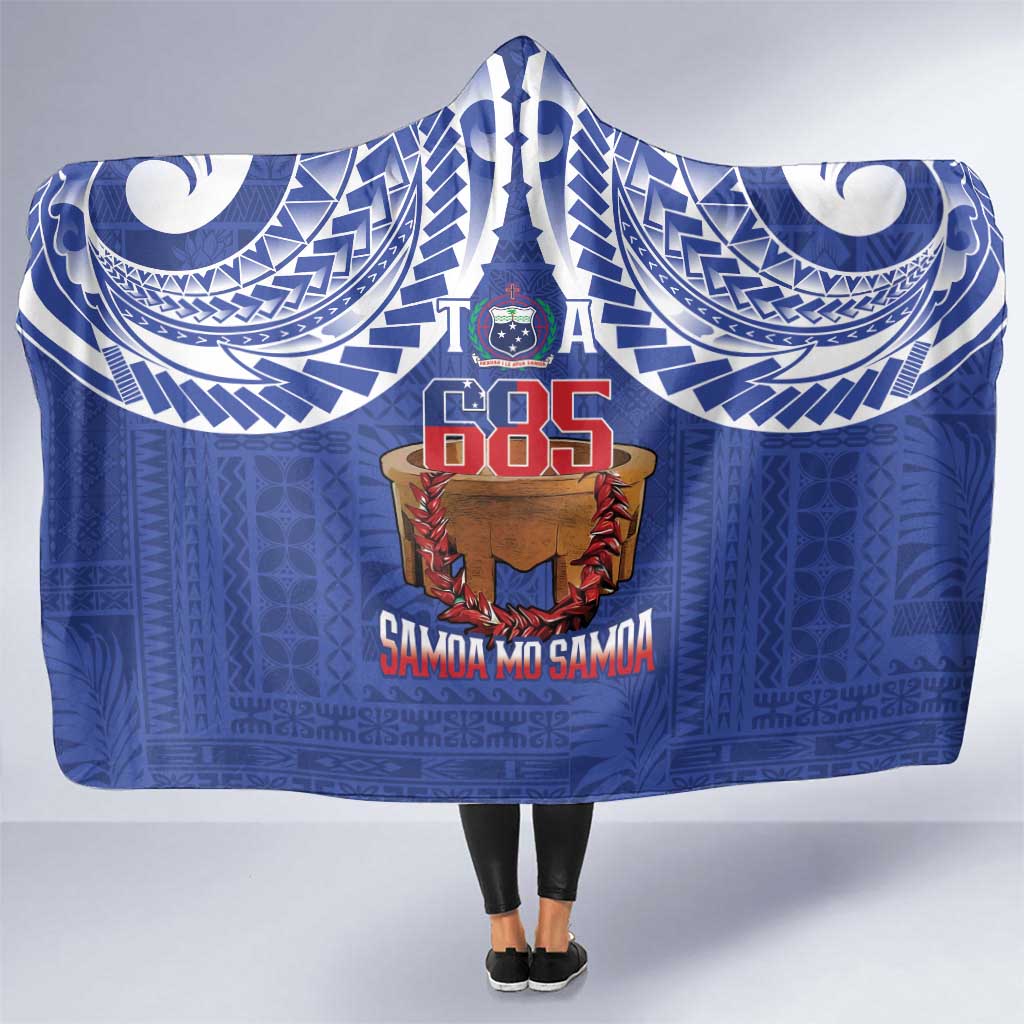 Toa Samoa Rugby Hooded Blanket 685 Pride Tanoa Ula Fala - Polynesian Pride