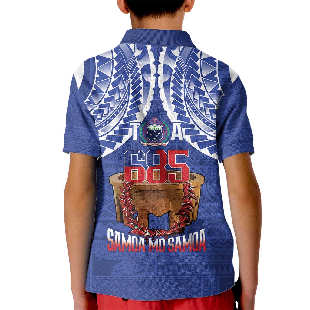 Toa Samoa Rugby Kid Polo Shirt 685 Pride Tanoa Ula Fala - Polynesian Pride