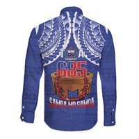 Toa Samoa Rugby Long Sleeve Button Shirt 685 Pride Tanoa Ula Fala - Polynesian Pride