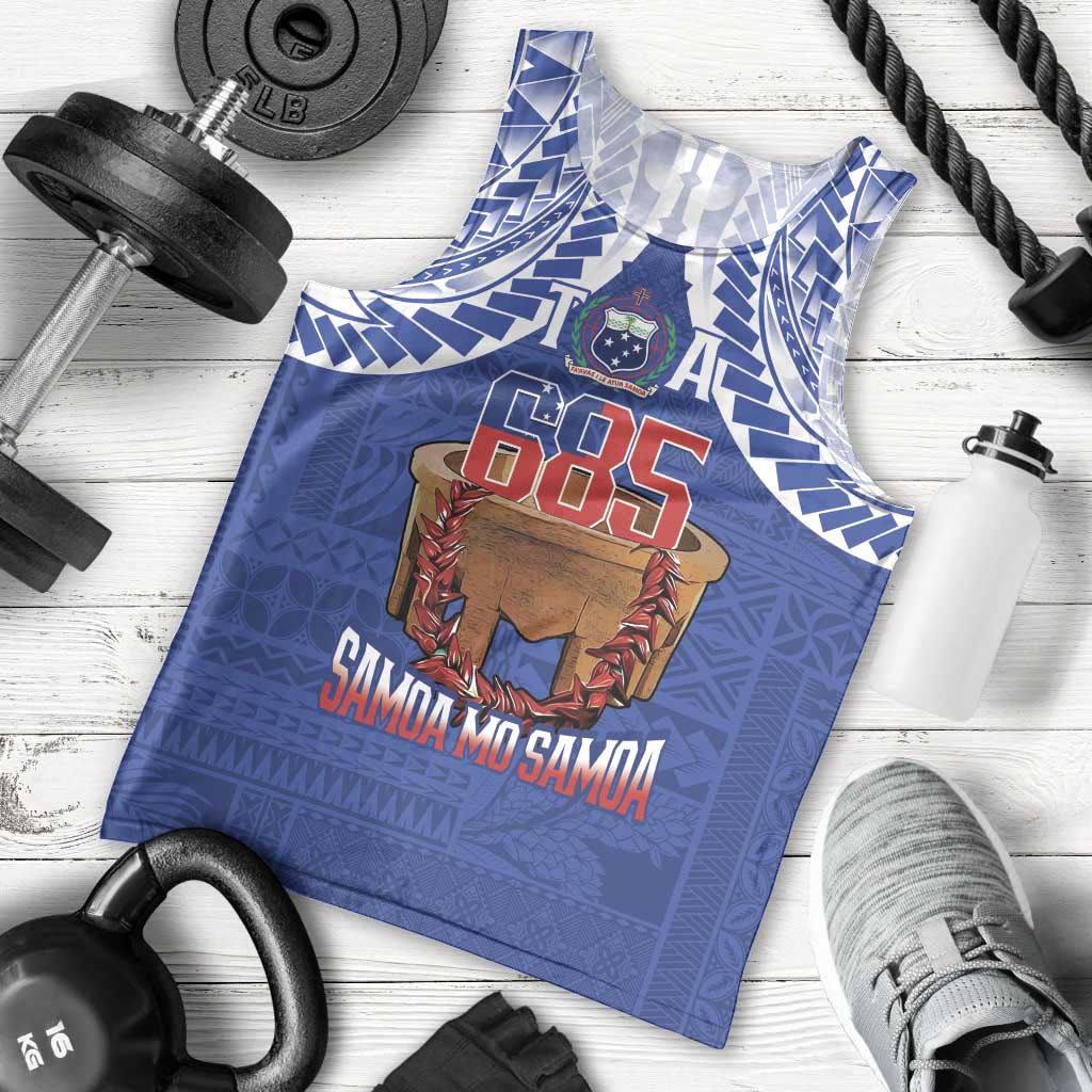 Toa Samoa Rugby Men Tank Top 685 Pride Tanoa Ula Fala - Polynesian Pride
