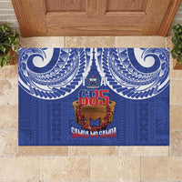 Toa Samoa Rugby Rubber Doormat 685 Pride Tanoa Ula Fala - Polynesian Pride