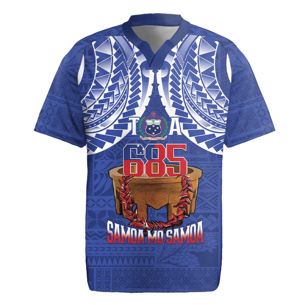 Toa Samoa Rugby Rugby Jersey 685 Pride Tanoa Ula Fala - Polynesian Pride