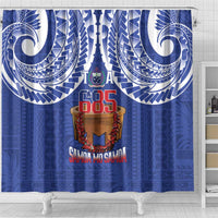 Toa Samoa Rugby Shower Curtain 685 Pride Tanoa Ula Fala - Polynesian Pride