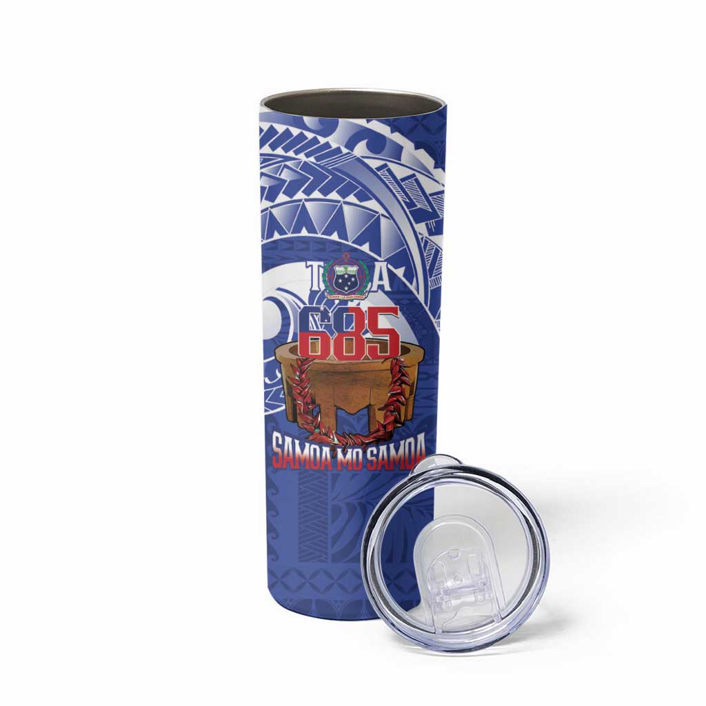 Toa Samoa Rugby Skinny Tumbler 685 Pride Tanoa Ula Fala - Polynesian Pride