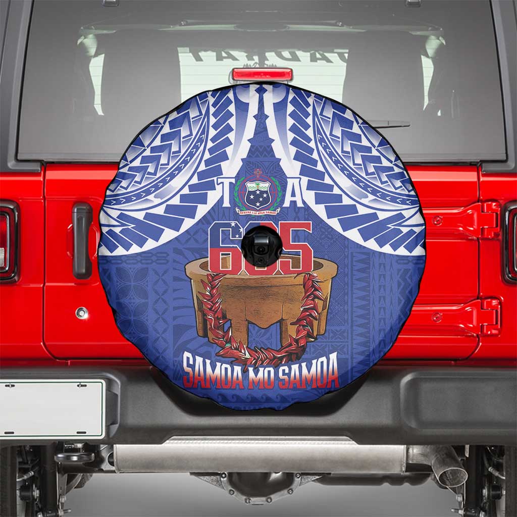 Toa Samoa Rugby Spare Tire Cover 685 Pride Tanoa Ula Fala - Polynesian Pride