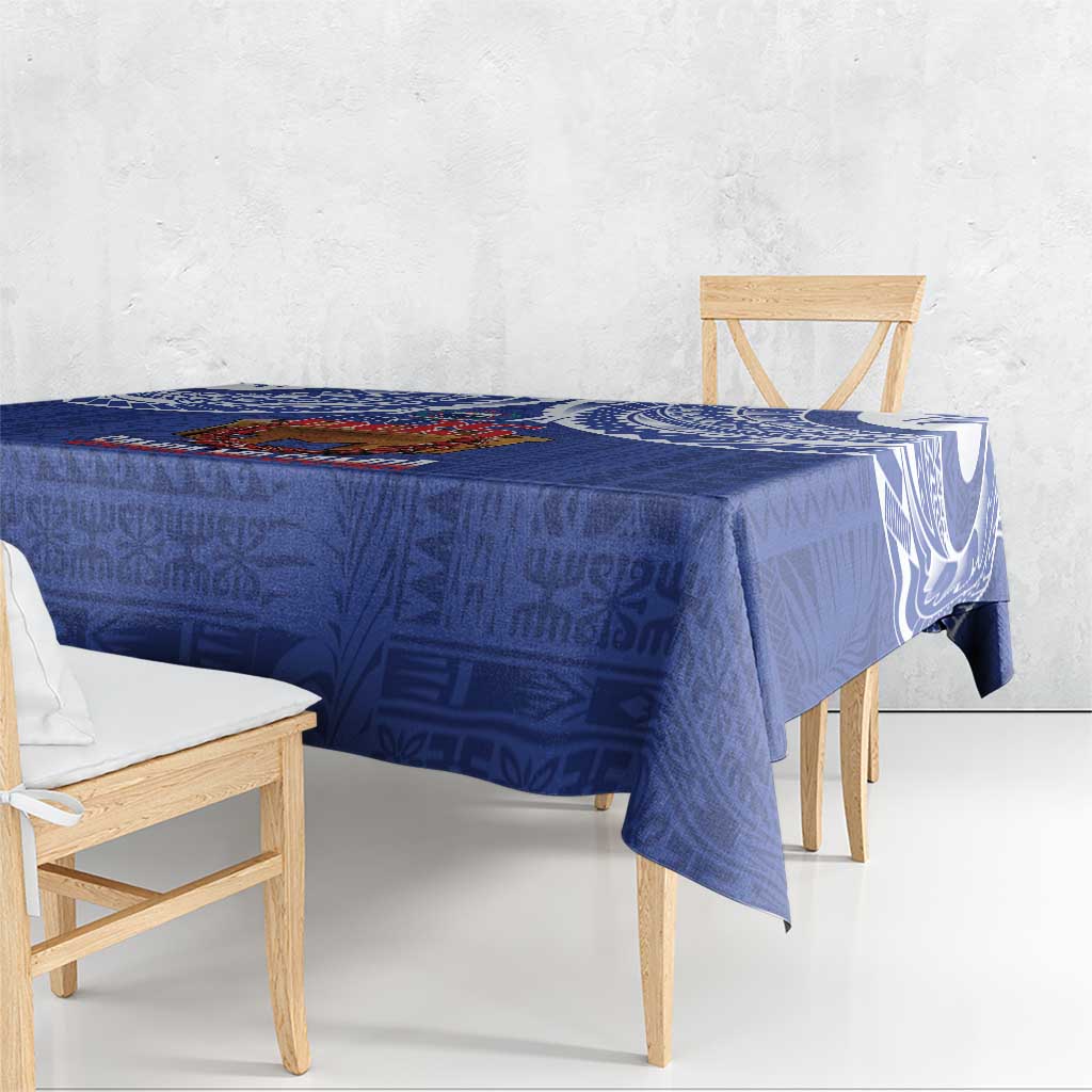 Toa Samoa Rugby Tablecloth 685 Pride Tanoa Ula Fala - Polynesian Pride