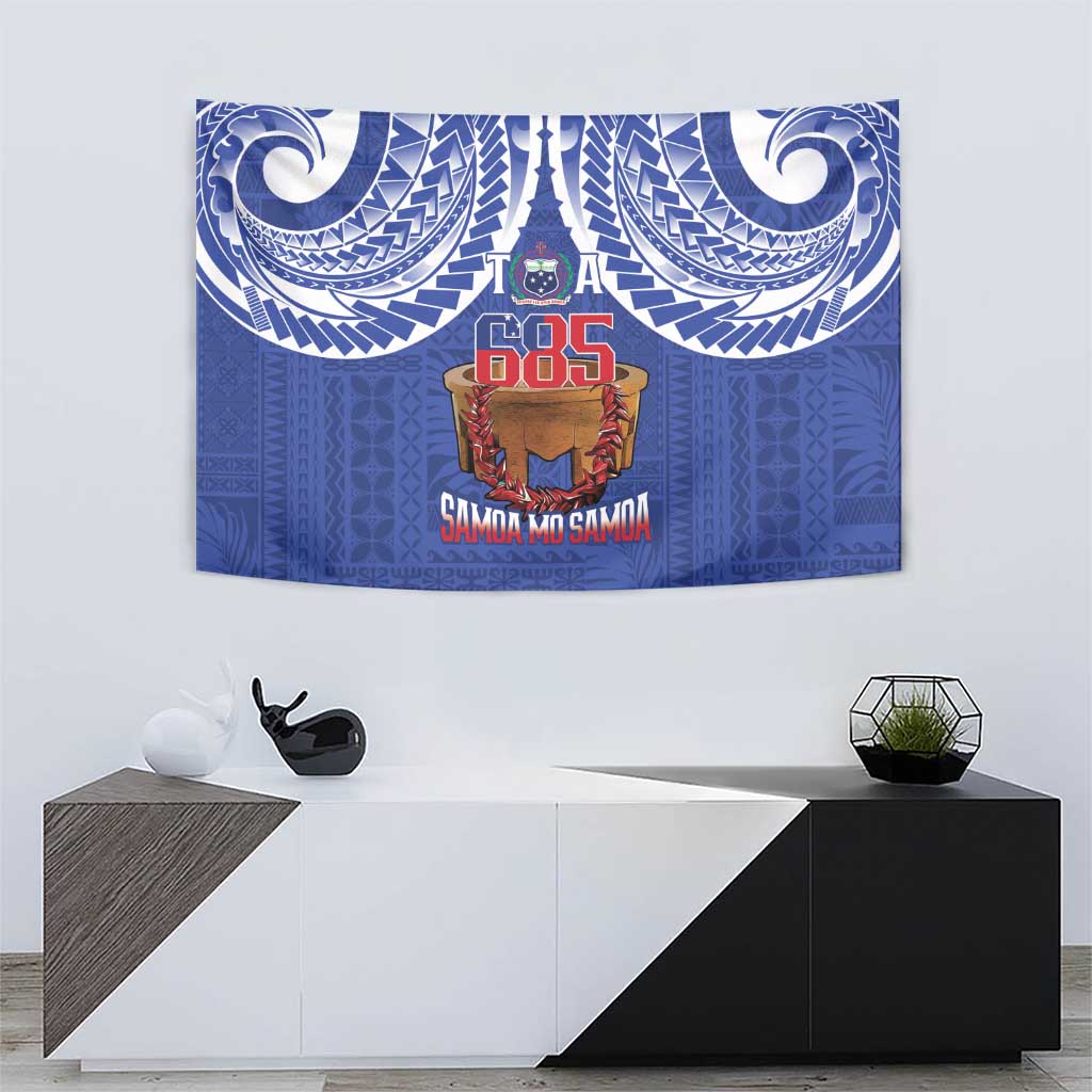 Toa Samoa Rugby Tapestry 685 Pride Tanoa Ula Fala - Polynesian Pride