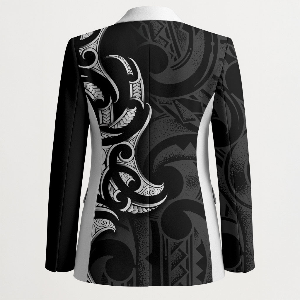White Ribbon Day New Zealand Blazer Aotearoa Maori Pattern LT14 - Polynesian Pride