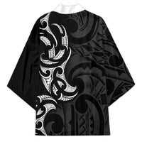 White Ribbon Day New Zealand Kimono Aotearoa Maori Pattern LT14 - Polynesian Pride