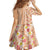 Orange Chiffon Aloha Hawaii Tiki Family Matching Off Shoulder Short Dress and Hawaiian Shirt Tropical Plumeria - Seamless Style