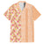 Orange Chiffon Aloha Hawaii Tiki Family Matching Summer Maxi Dress and Hawaiian Shirt Tropical Plumeria - Seamless Style