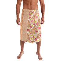Orange Chiffon Aloha Hawaii Tiki Lavalava Tropical Plumeria - Seamless Style LT14 Orange - Polynesian Pride
