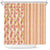 Orange Chiffon Aloha Hawaii Tiki Shower Curtain Tropical Plumeria - Seamless Style