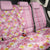 Pastel Magenta Aloha Hawaii Tiki Back Car Seat Cover Tropical Plumeria - Seamless Style