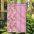 Pastel Magenta Aloha Hawaii Tiki Garden Flag Tropical Plumeria - Seamless Style